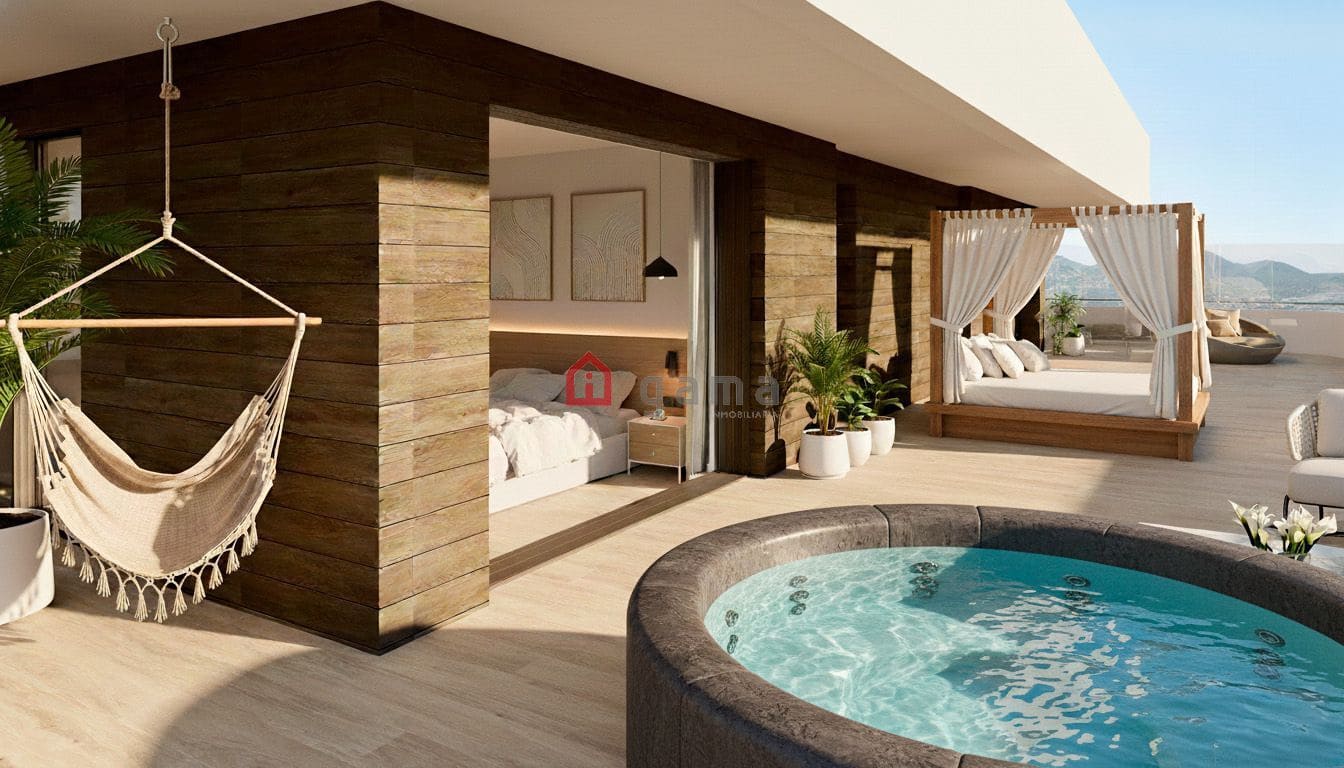 2 makuuhuone Kattohuoneisto myytävänä paikassa Moncofa mukana 
autotalli - 380 000 € (Ref: 9807827)