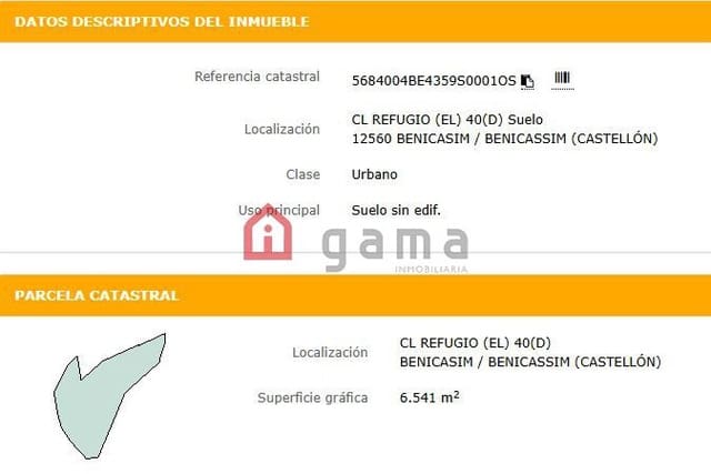 Undeveloped Land for sale in Benicàssim - € 211,000 (Ref: 9820065)