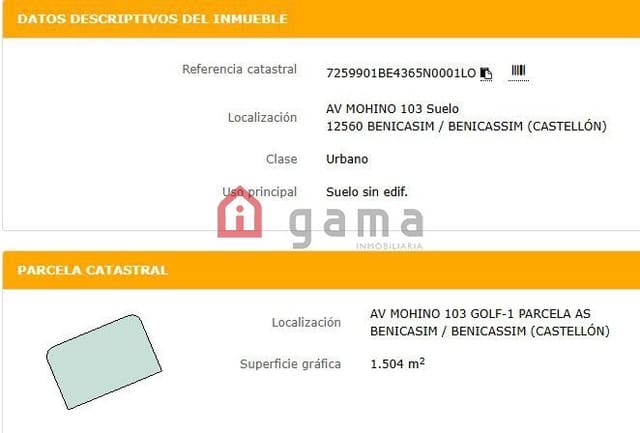 Terreno Non Edificato in vendita in Benicàssim - 363.070 € (Rif: 9828815)