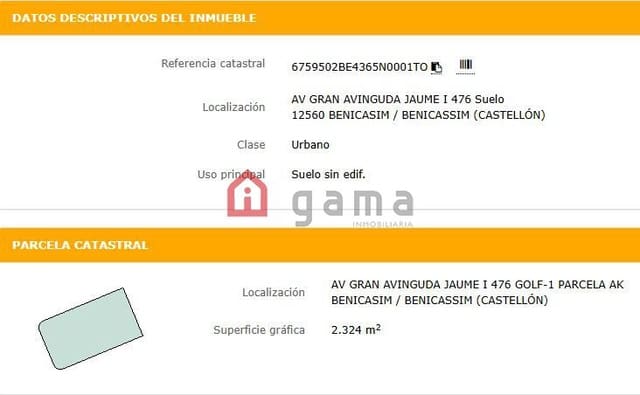 Terreno Non Edificato in vendita in Benicàssim - 363.070 € (Rif: 9828815)