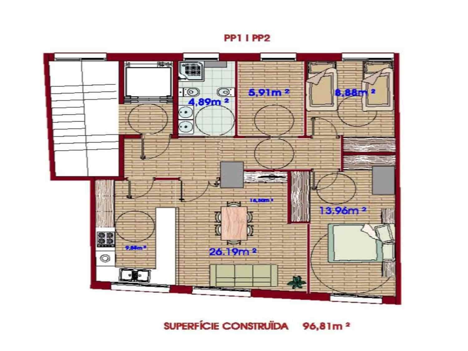 Flat te koop in La Senia - € 150.000 (Ref: 8343636)