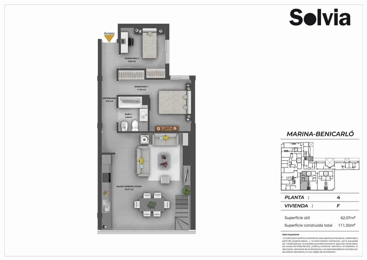 4 quarto Penthouse para venda em Benicarlo com garagem - 180 000 € (Ref: 9078347)