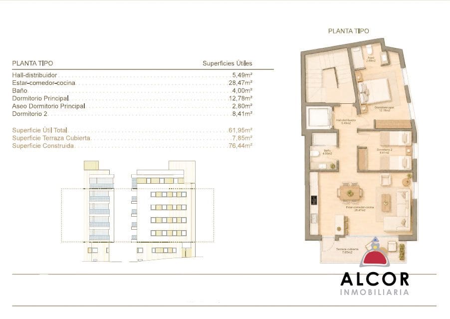 2 bedroom Flat for sale in Benicarlo - € 240,000 (Ref: 9952048)
