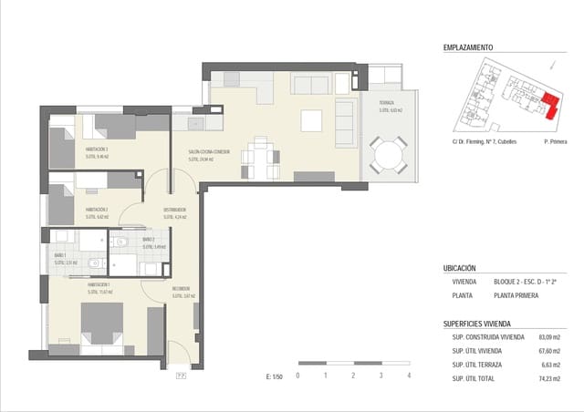 3 soverom Leilighet til salgs i Cubelles med svømmebasseng garasje - € 348 601 (Ref: 9087864)