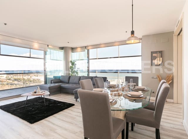 3 soveværelse Lejlighed til leje i Diagonal Mar i El Front Marítim del Poblenou, Barcelona by med swimmingpool garage - € 6.500 (Ref: 9107851)