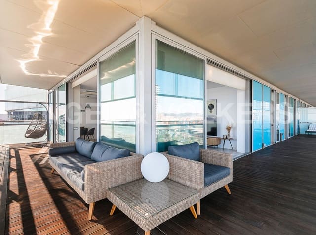 3 soveværelse Lejlighed til leje i Diagonal Mar i El Front Marítim del Poblenou, Barcelona by med swimmingpool garage - € 6.500 (Ref: 9107851)