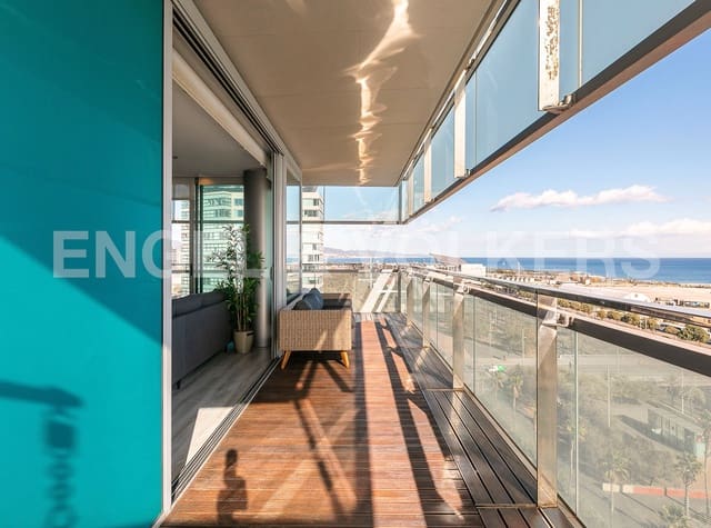 3 soveværelse Lejlighed til leje i Diagonal Mar i El Front Marítim del Poblenou, Barcelona by med swimmingpool garage - € 6.500 (Ref: 9107851)