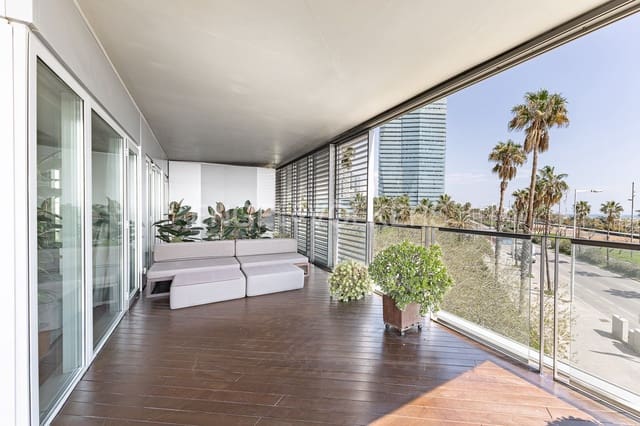 2 soveværelse Lejlighed til leje i Diagonal Mar i El Front Marítim del Poblenou, Barcelona by med swimmingpool garage - € 5.000 (Ref: 9107852)