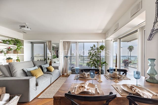 2 soveværelse Lejlighed til leje i Diagonal Mar i El Front Marítim del Poblenou, Barcelona by med swimmingpool garage - € 5.000 (Ref: 9107852)