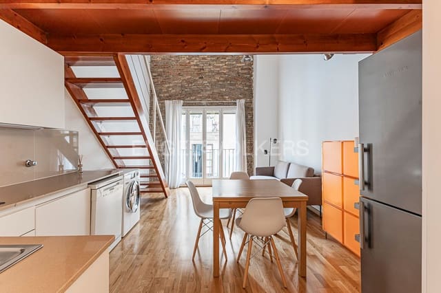 1 soveværelse Studio til leje i La Barceloneta, Barcelona by - € 1.500 (Ref: 9158360)