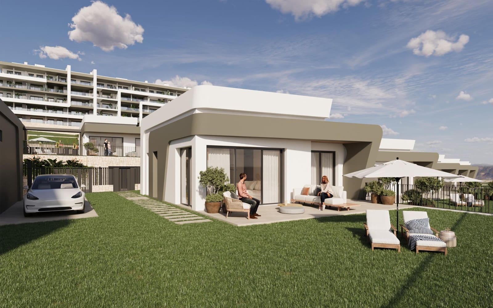 3 soveværelse Villa til salg i Muchamiel / Mutxamel med swimmingpool - € 460.000 (Ref: 8966506)