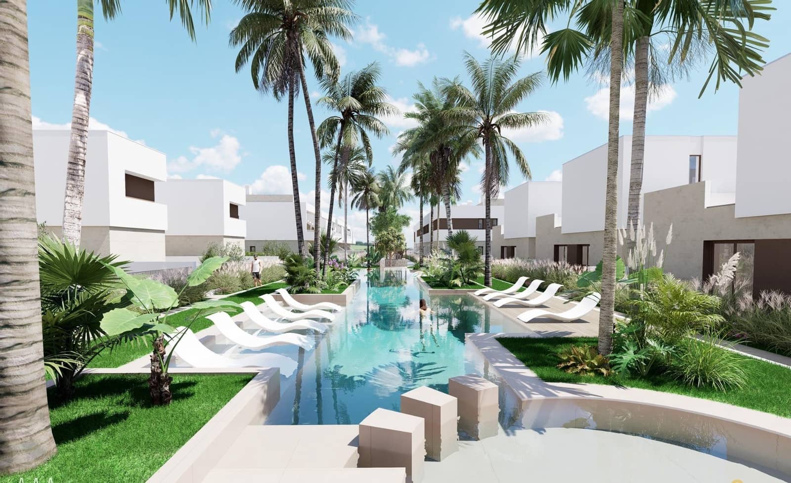 3 soveværelse Bungalow til salg i Los Alcazares med swimmingpool garage - € 350.000 (Ref: 8966538)