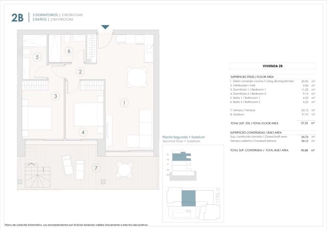 2 camera da letto Attico in vendita in Benijófar con piscina garage - 410.000 € (Rif: 9525242)