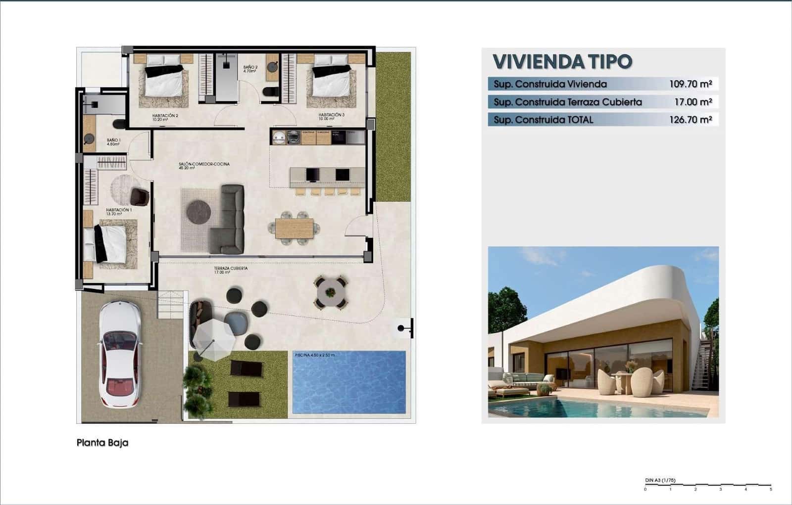 3 sovrum Villa till salu i Dolores med pool garage - 394 900 € (Ref: 9525256)