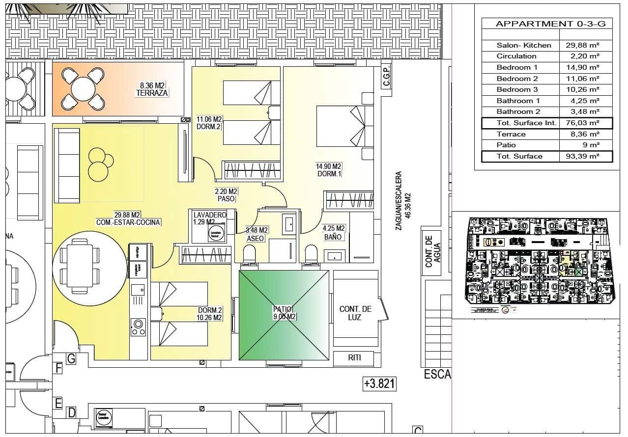3 chambre Appartement à vendre à San Miguel de Salinas avec piscine - 190 000 € (Ref: 9580221)