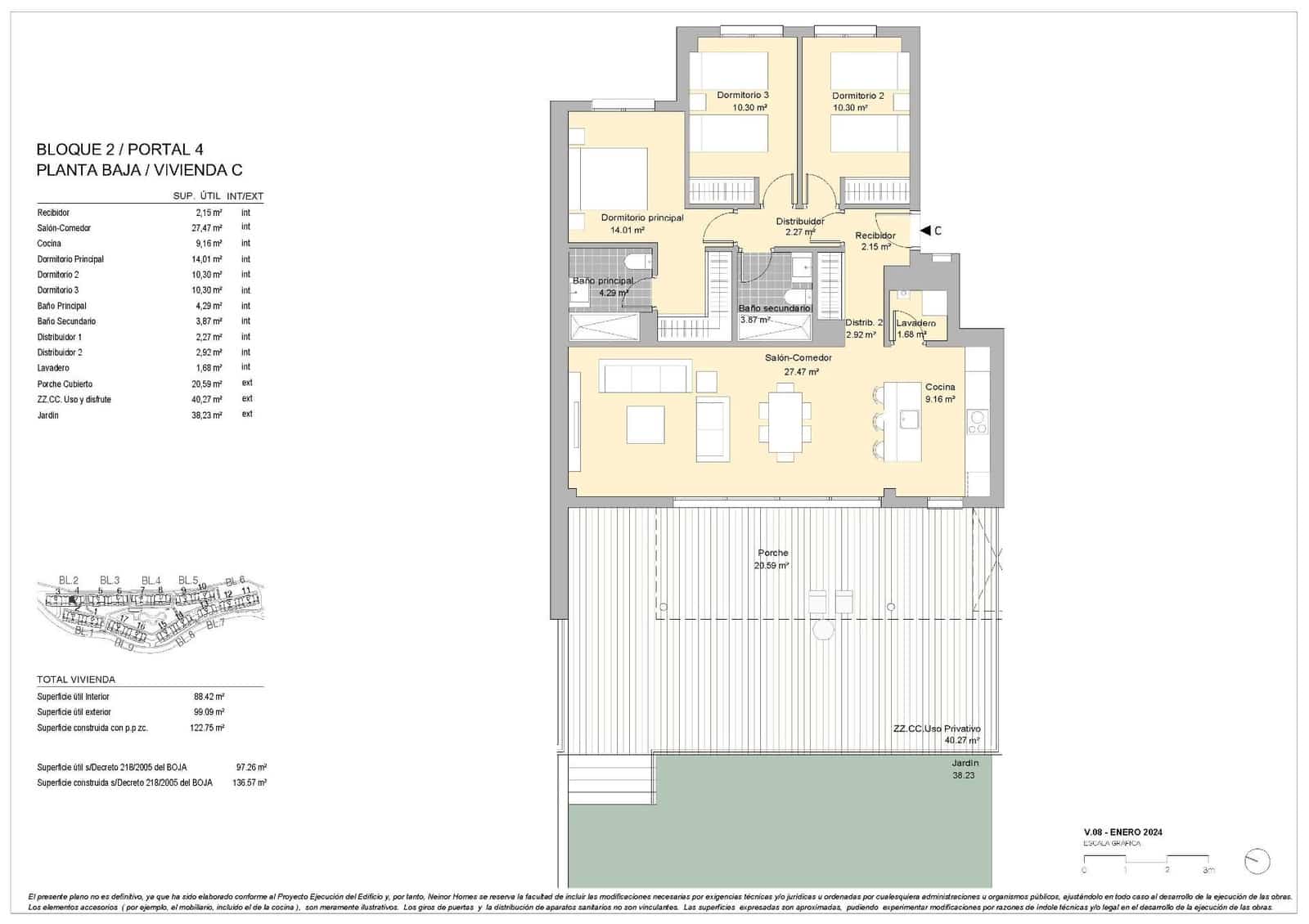 3 soverom Leilighet til salgs i Casares med svømmebasseng garasje - € 431 000 (Ref: 9699709)