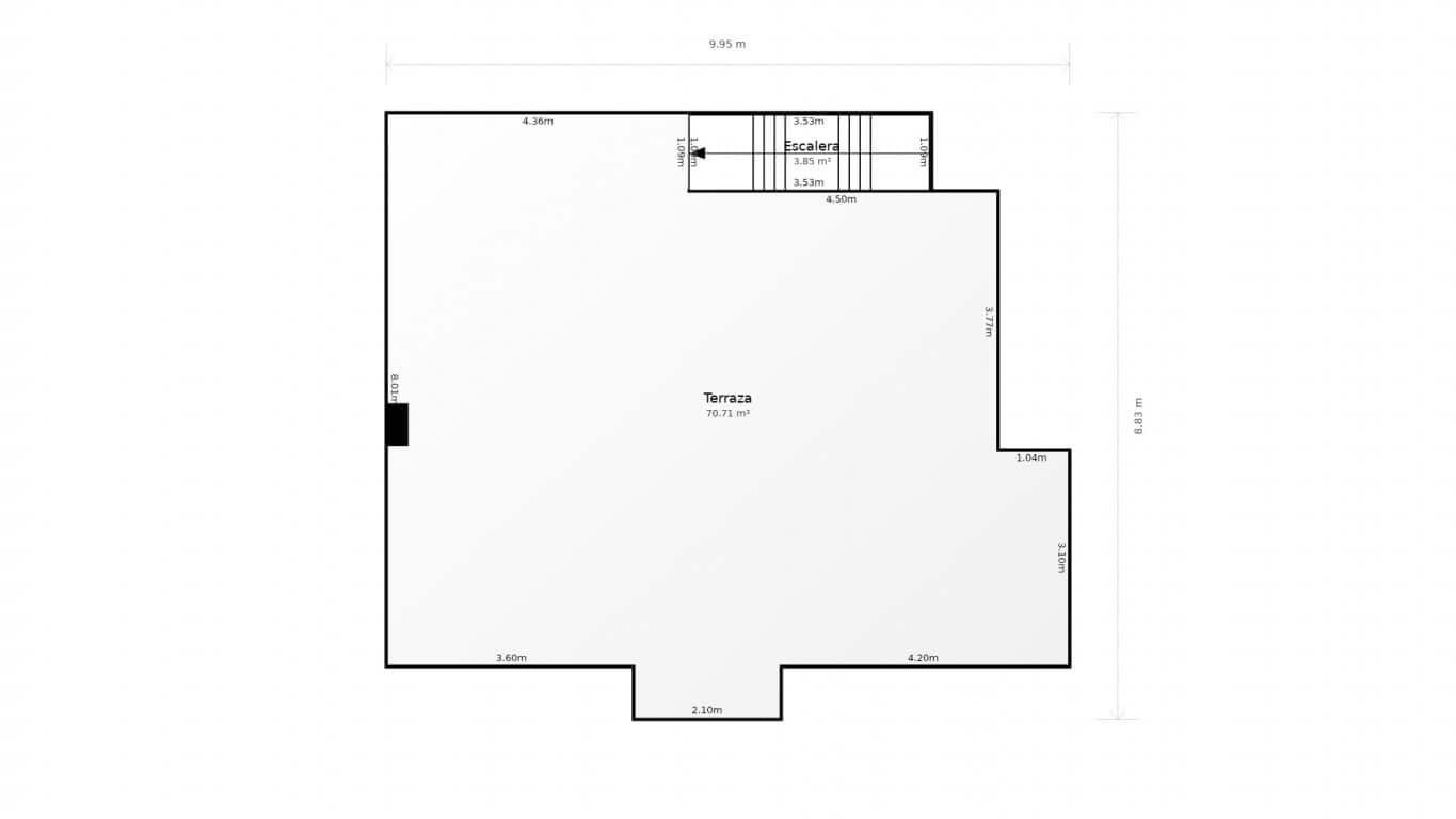 Ático de 2 habitaciones en San Miguel de Salinas en venta con piscina - 285.000 € (Ref: 9779035)