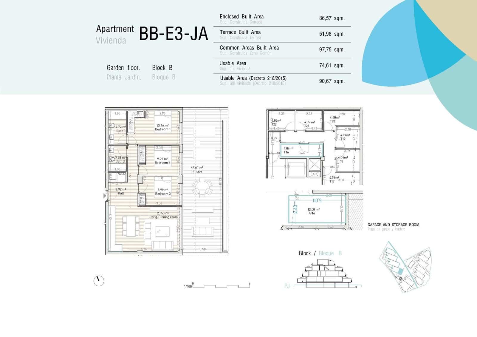 3 Zimmer Apartment zu verkaufen in Estepona mit Pool Garage - 495.000 € (Ref: 9819172)