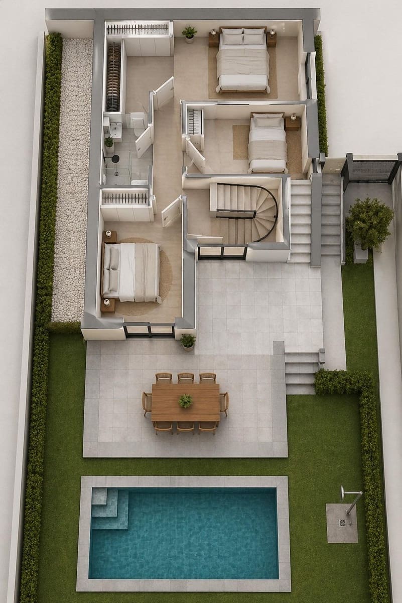 3 bedroom Villa for sale in Mazarron with pool garage - € 299,000 (Ref: 9841548)