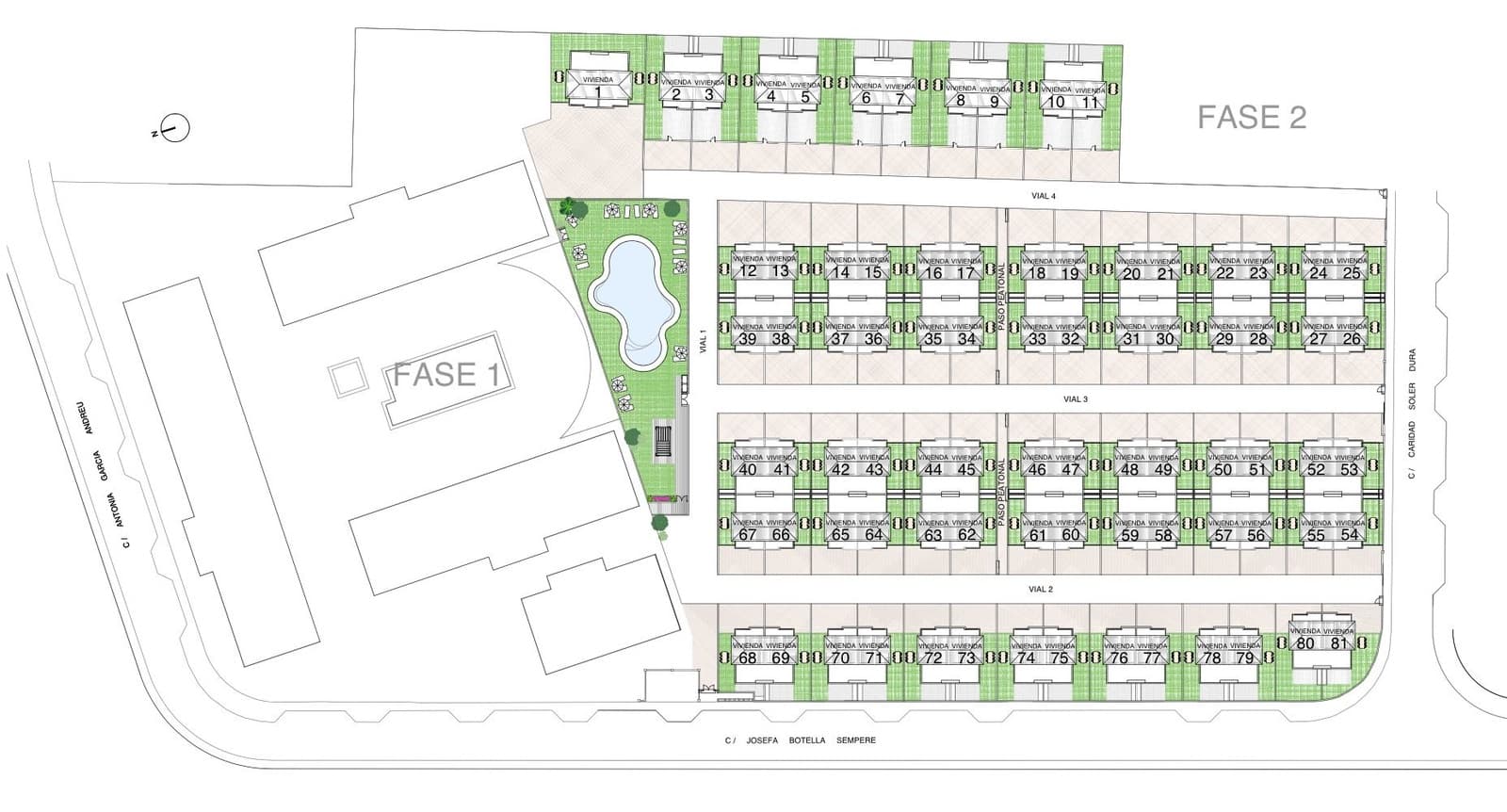 3 soveværelse Bungalow til salg i Santa Pola med swimmingpool - € 288.000 (Ref: 7934690)