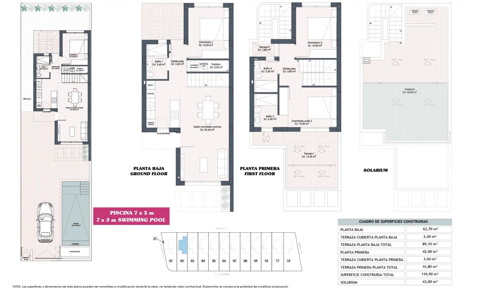 3 bedroom Villa for sale in Los Montesinos - € 368,000 (Ref: 7934771)