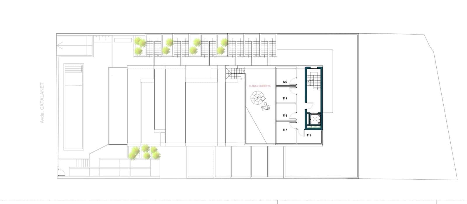 3 soverom Penthouse til salgs i Santa Pola med svømmebasseng garasje - € 1 195 000 (Ref: 9051256)