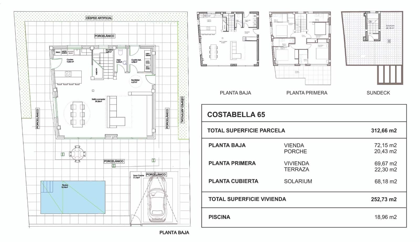 Chalet de 4 habitaciones en Guardamar del Segura en venta con piscina - 660.000 € (Ref: 9504554)
