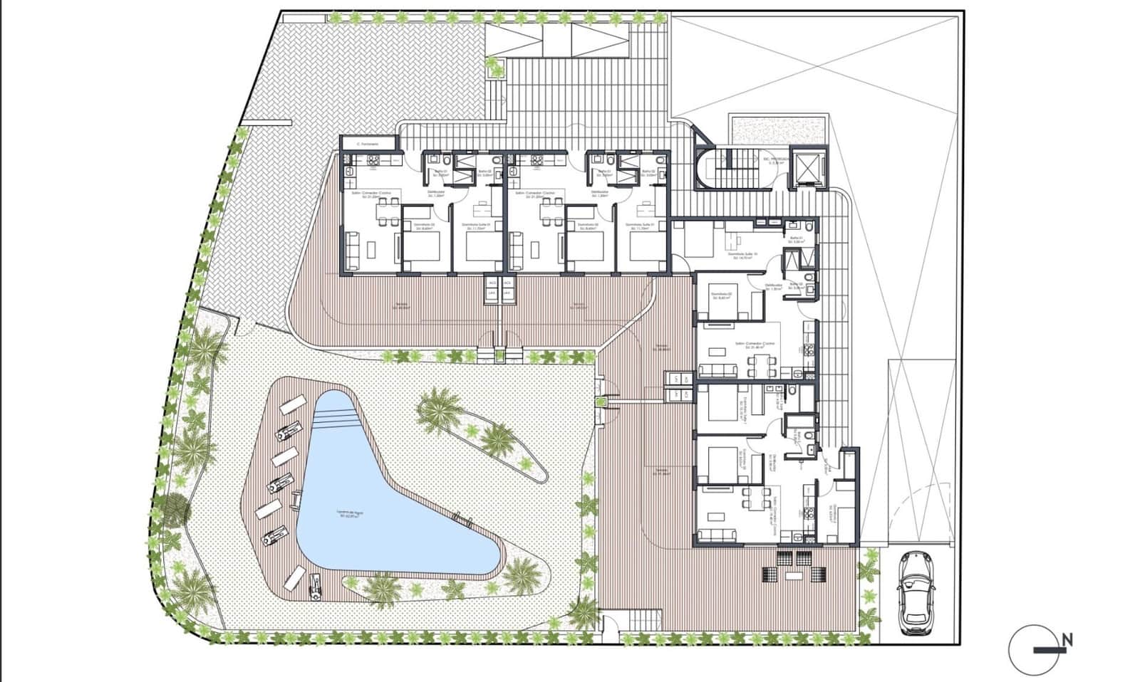 2 slaapkamer Appartement te koop in Guardamar del Segura met zwembad - € 302.000 (Ref: 9686793)