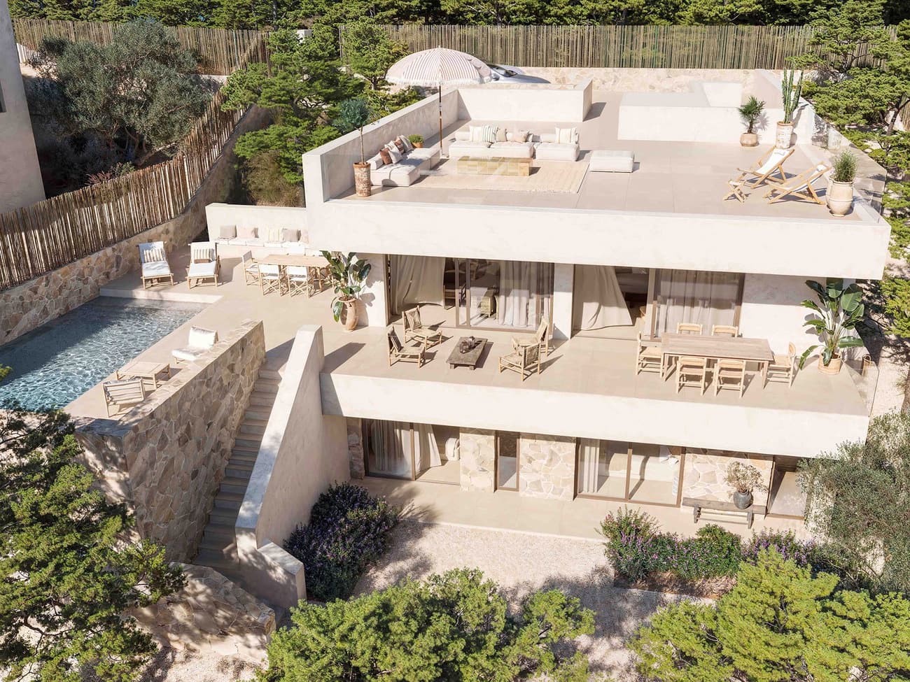 Chalet de 3 habitaciones en Las Colinas Golf en venta con piscina - 1.395.000 € (Ref: 10001273)