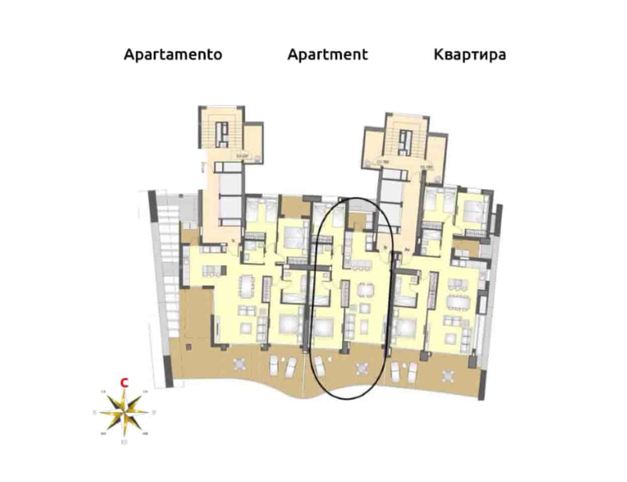 2 soveværelse Lejlighed til salg i Benidorm med swimmingpool garage - € 579.000 (Ref: 9210754)