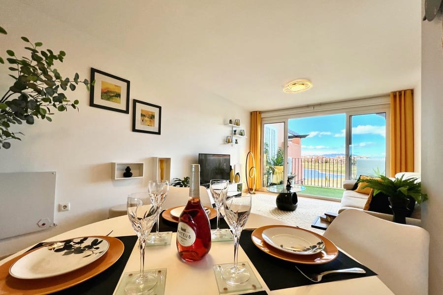 2 sypialnia Apartament na sprzedaż w Mar Menor Golf Resort z basenem garażem - 269 950 € (Ref: 9414929)