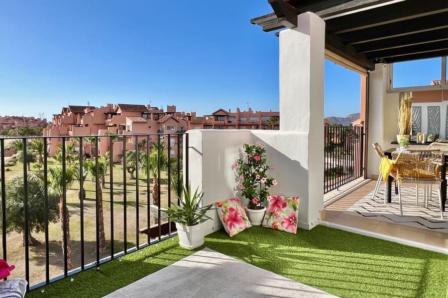 2 sypialnia Apartament na sprzedaż w Mar Menor Golf Resort z basenem garażem - 269 950 € (Ref: 9414929)