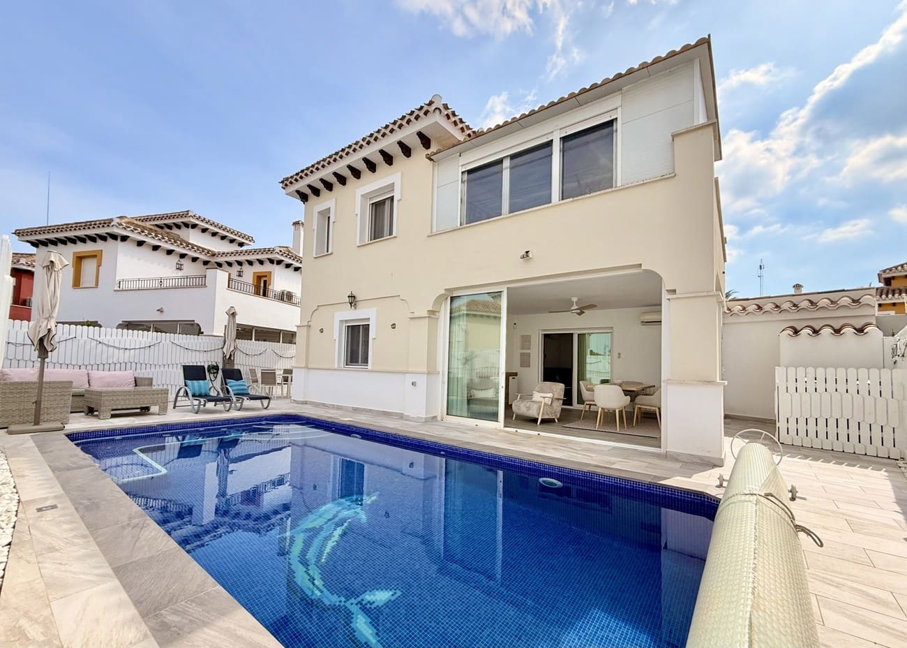 3 quarto Moradia para venda em Mar Menor Golf Resort com piscina - 449 950 € (Ref: 9798292)