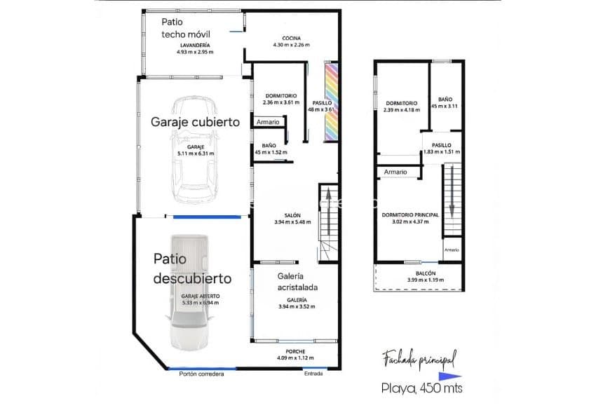 3 soverom Villa til salgs i Santiago de la Ribera med garasje - € 355 000 (Ref: 10154448)