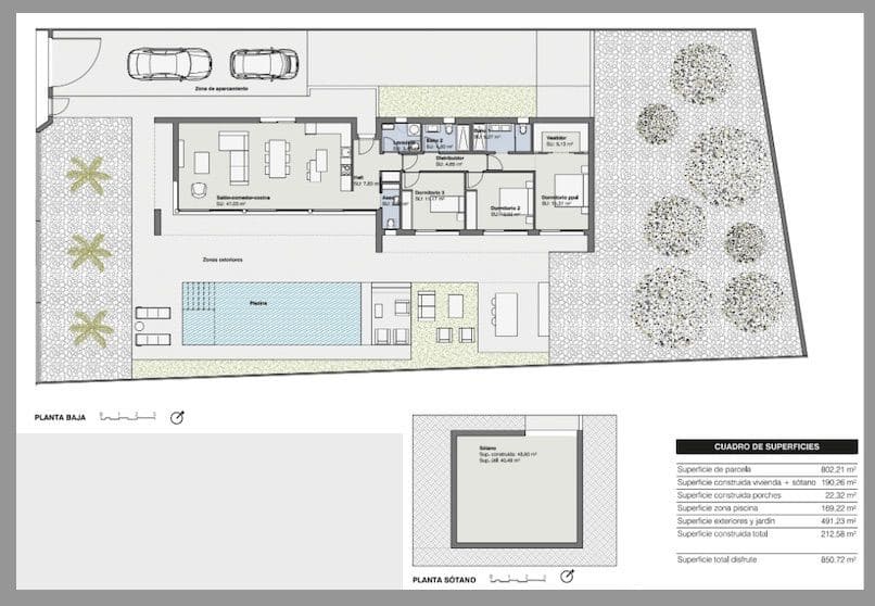 Chalet de 3 habitaciones en Pinar de Campoverde en venta con piscina garaje - 825.000 € (Ref: 7823768)