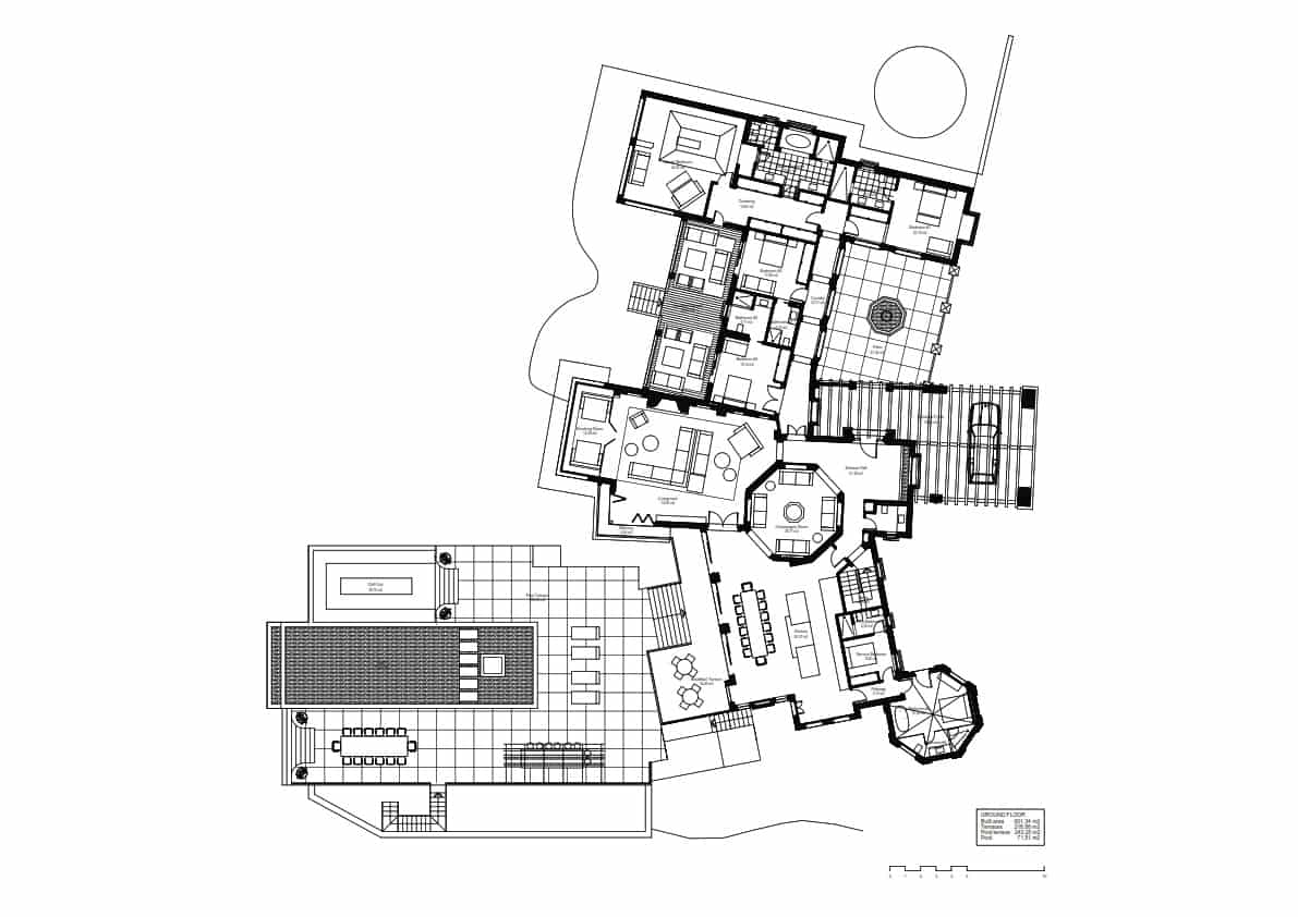 8 quarto Moradia para arrendamento para férias em La Zagaleta com piscina Garagem - 45 000 € (Ref: 9270284)