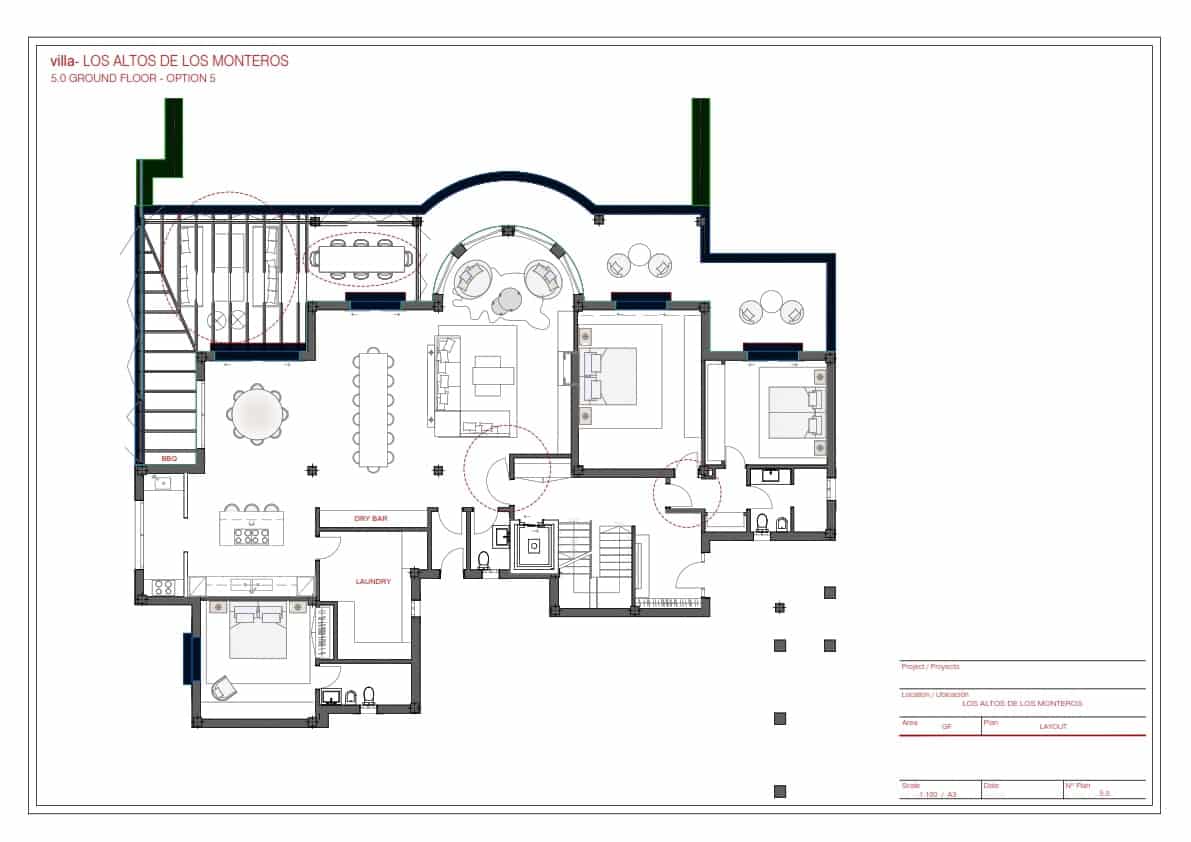 6 sypialnia Willa do wynajęcia w Marbella z basenem garażem - 20 000 € (Ref: 9401055)