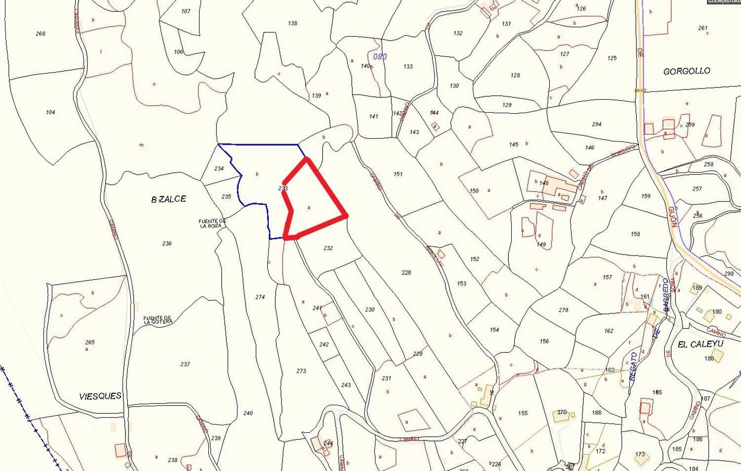 Grunde uden byggetilladelser til salg i Gijon - € 14.500 (Ref: 6289939)