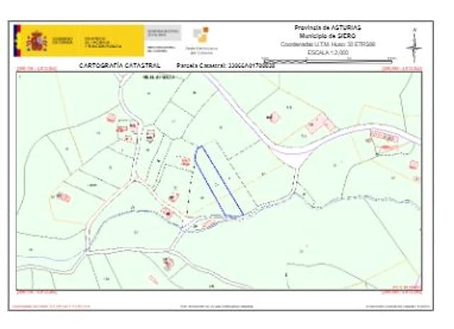 Mark till salu i Siero - 39 000 € (Ref: 7789858)