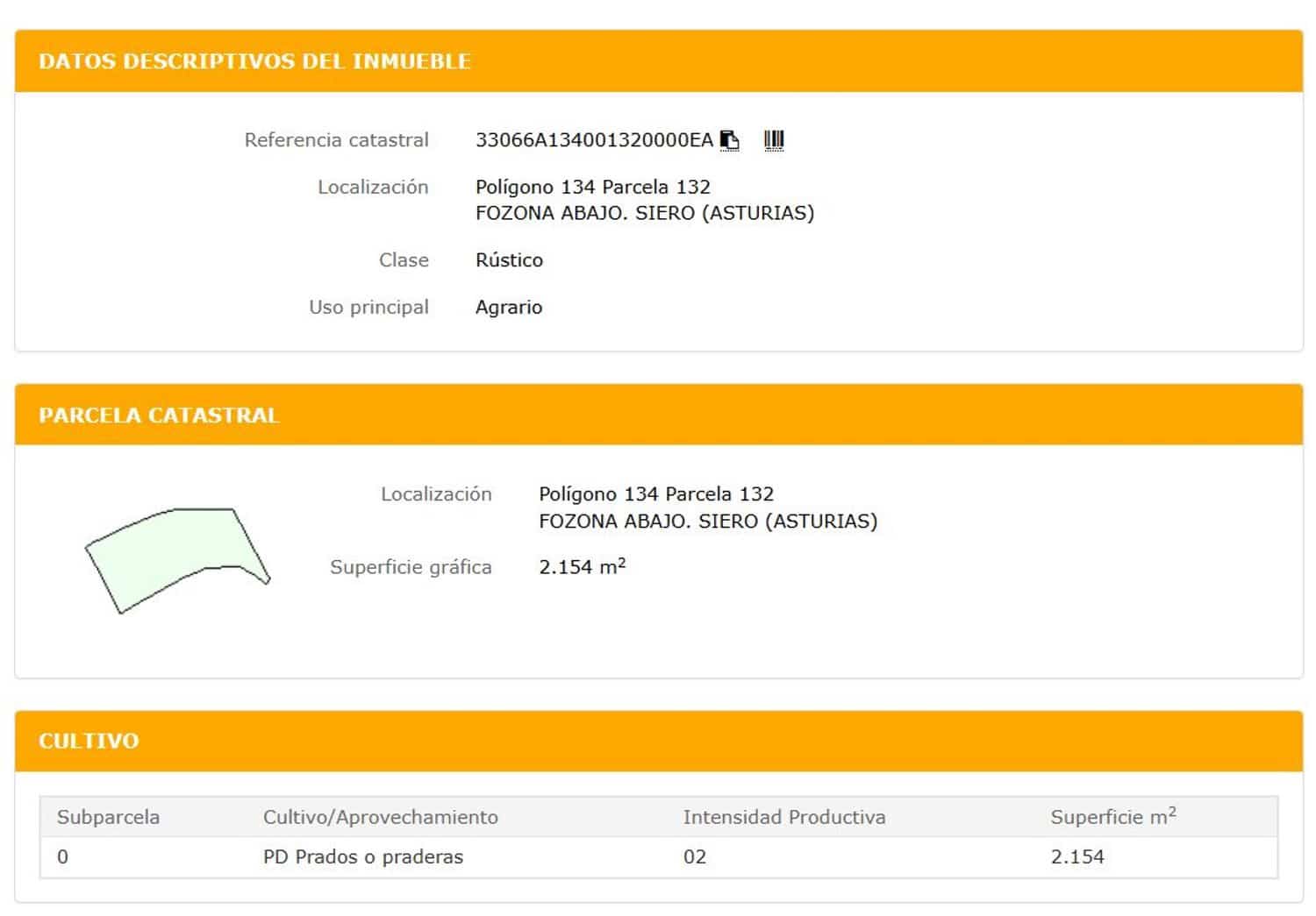 Grunde uden byggetilladelser til salg i Siero - € 88.000 (Ref: 8881290)