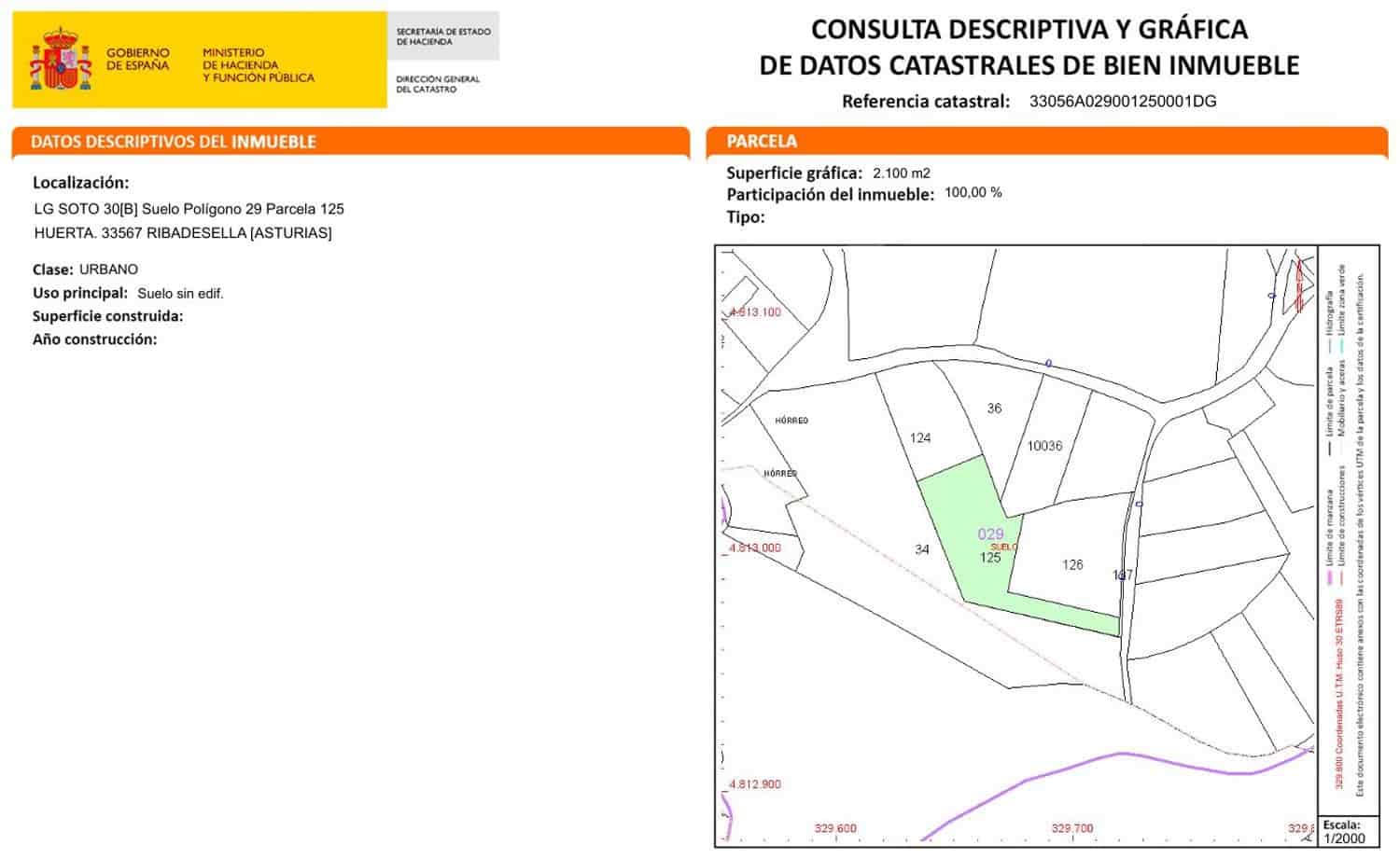 Grunde uden byggetilladelser til salg i Ribadesella - € 54.000 (Ref: 8881291)