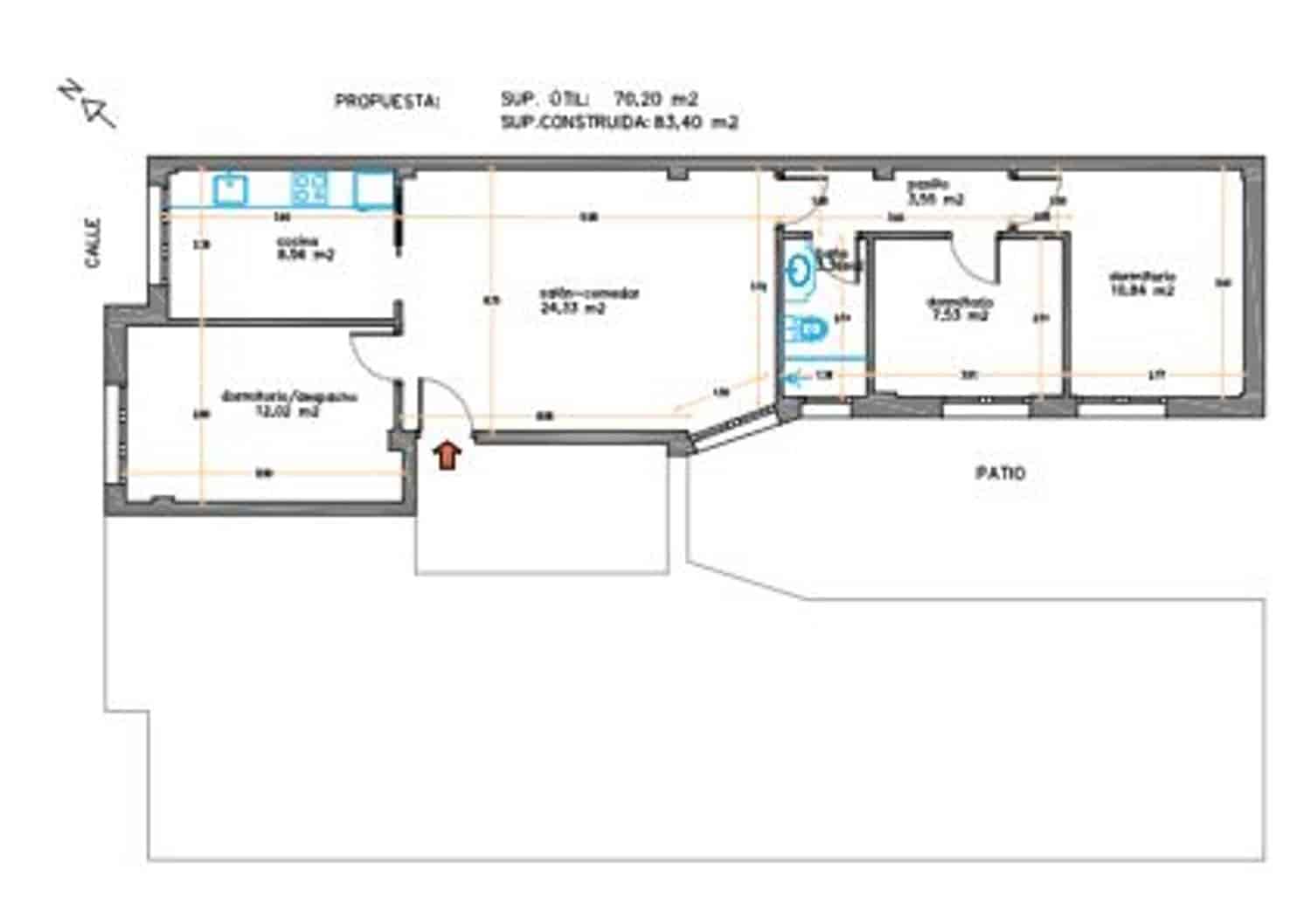 3 soveværelse Lejlighed til salg i Gijon med garage - € 119.000 (Ref: 8945842)