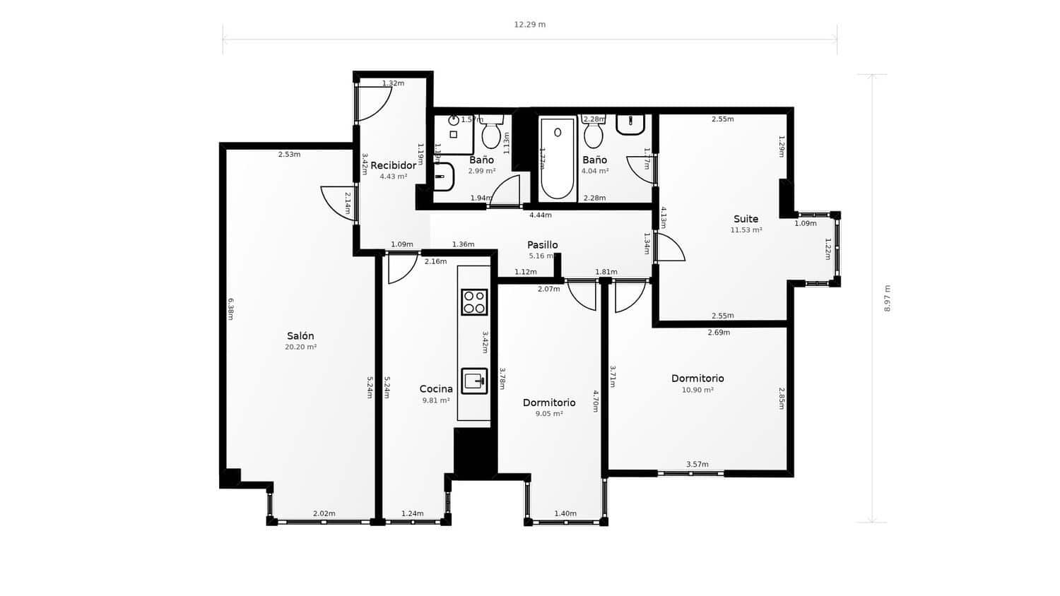 3 quarto Apartamento para venda em Vegadeo com garagem - 133 333 € (Ref: 9014258)
