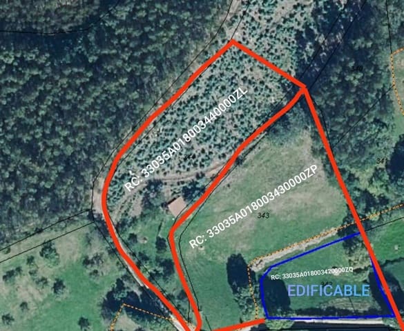 Mark till salu i Llanera - 28 000 € (Ref: 9106315)