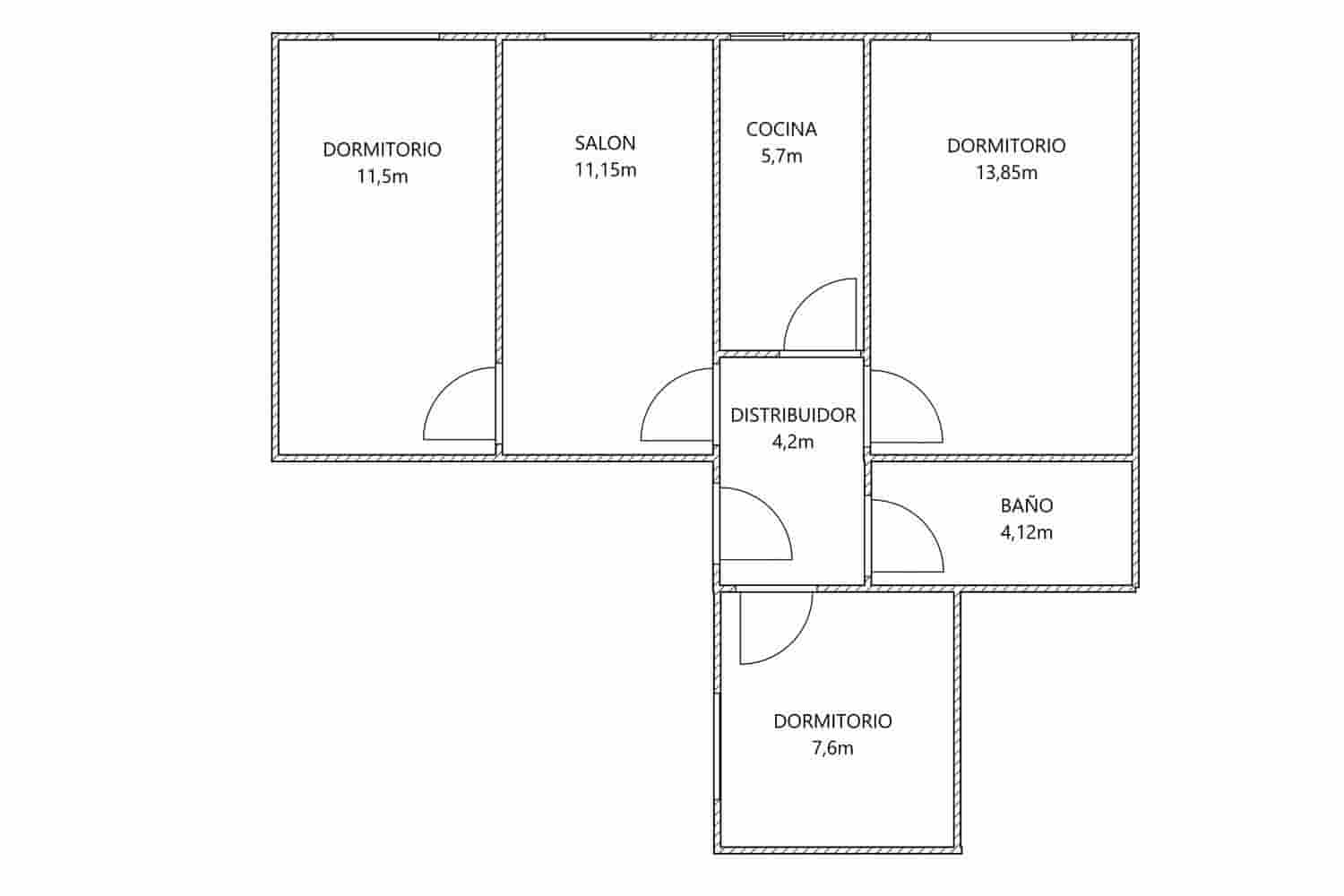 3 soveværelse Lejlighed til salg i Aviles med garage - € 89.000 (Ref: 9115699)