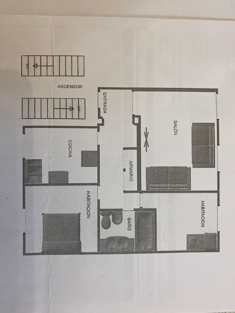 2 sovrum Lägenhet att hyra i Gijon med garage - 750 € (Ref: 9136912)