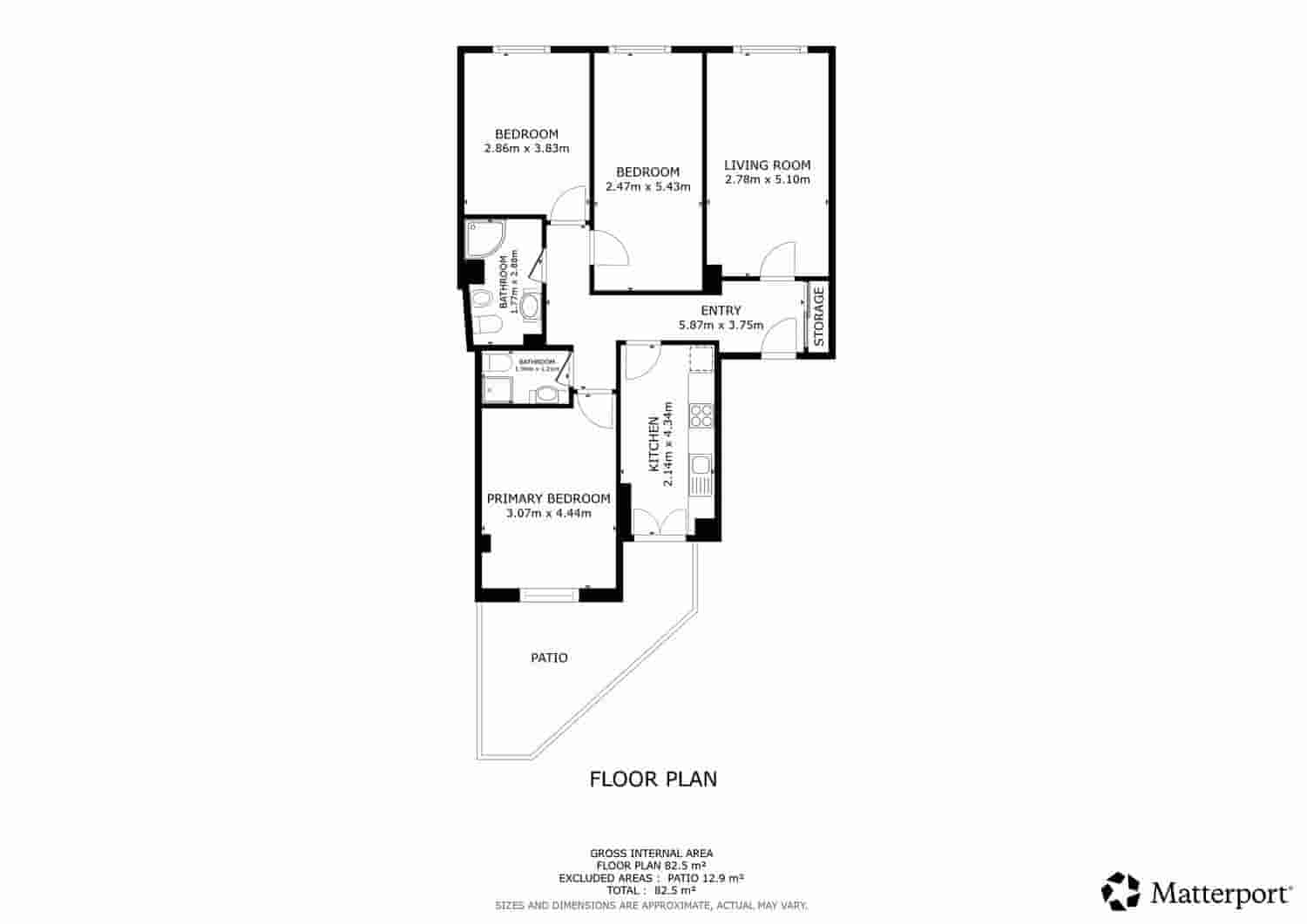 3 soveværelse Lejlighed til salg i Gijon med garage - € 306.000 (Ref: 9186615)