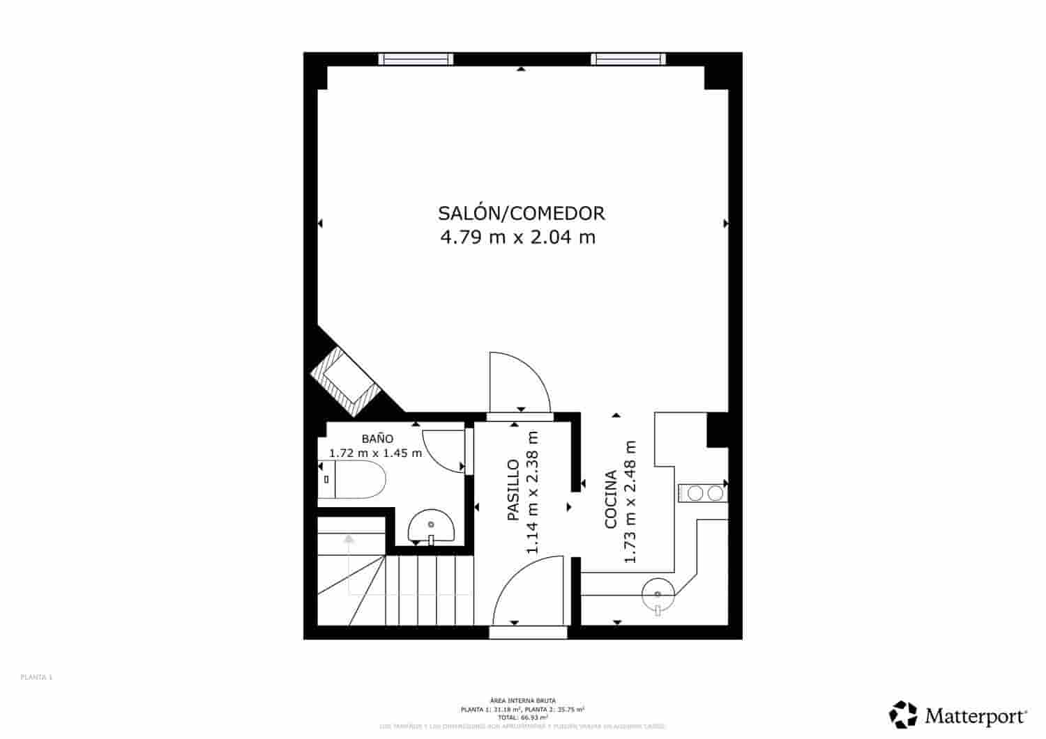 2 sovrum Lägenhet till salu i Puebla de Lillo med garage - 124 900 € (Ref: 9208102)