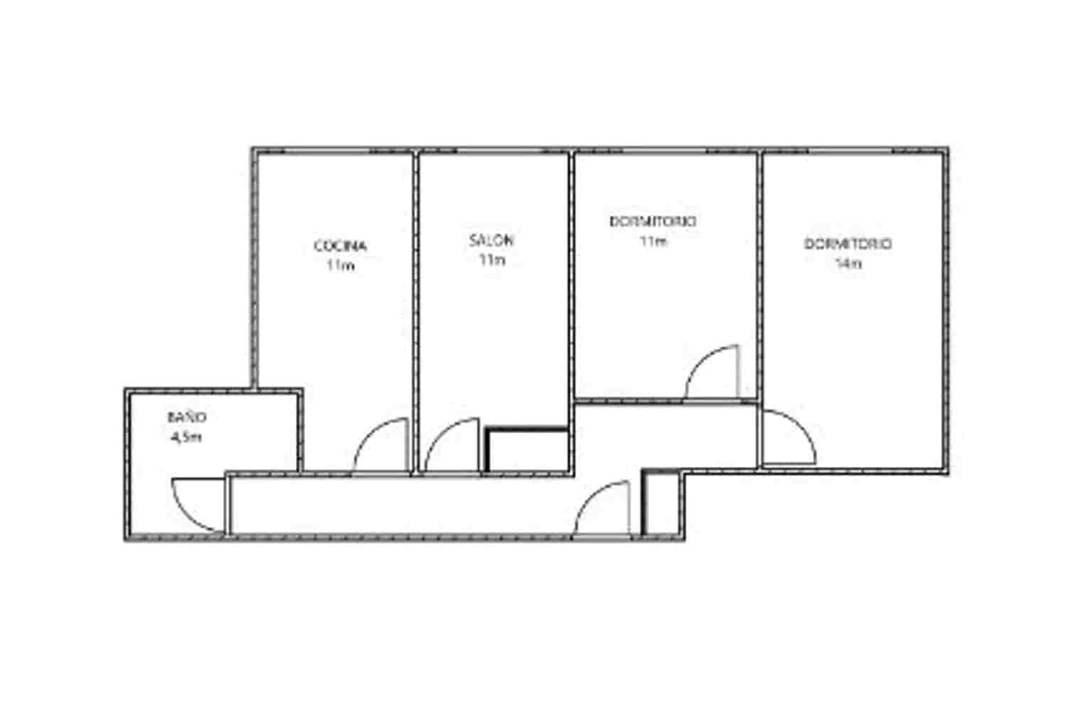 2 soveværelse Lejlighed til salg i Gijon med garage - € 129.500 (Ref: 9406271)