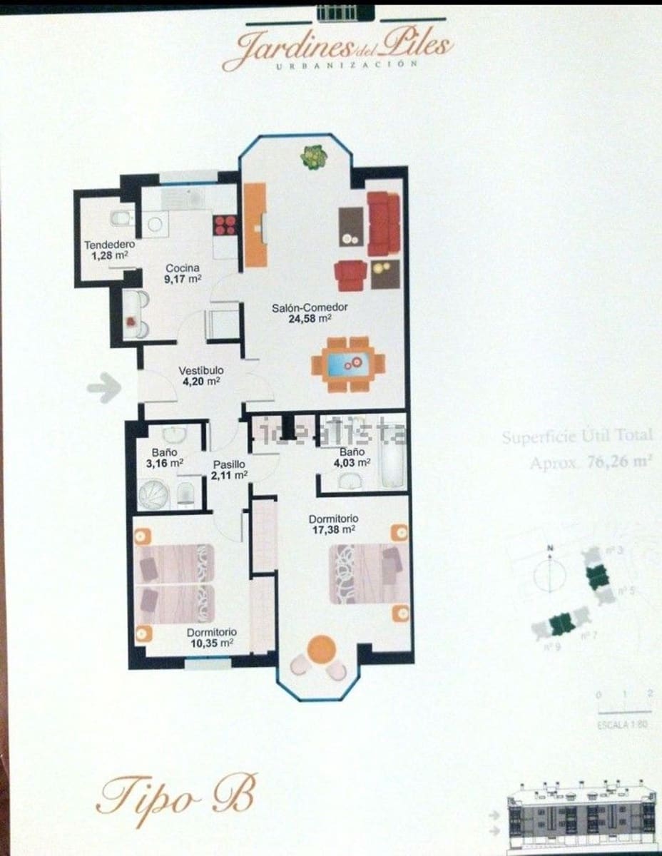 2 slaapkamer Appartement te koop in Gijon met zwembad garage - € 335.000 (Ref: 9432901)